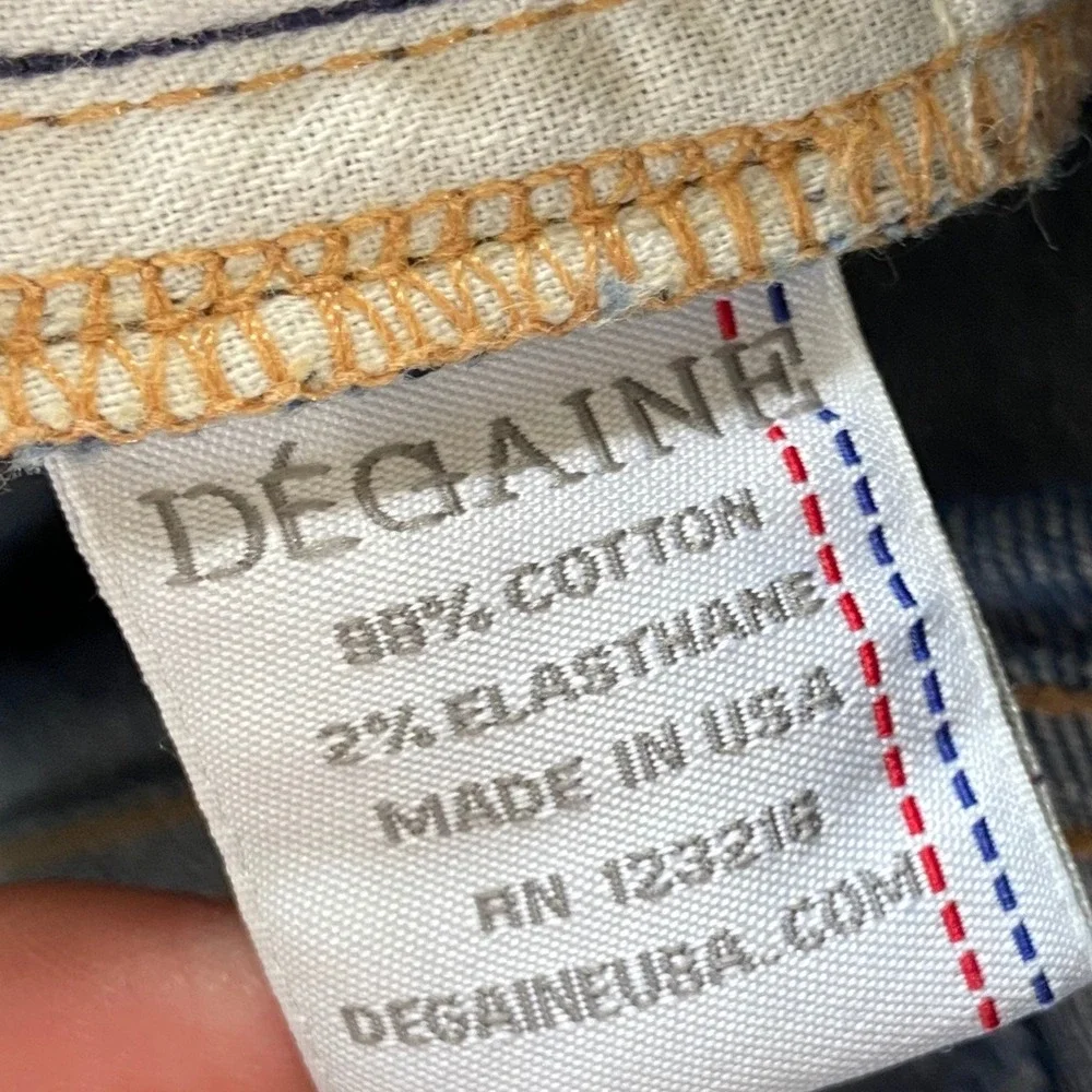 Degaine Slim Boot Cut Low Rise Blue Denim Jeans‎ Womens 27